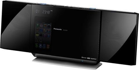 Panasonic SC-HC55EG-K, Micro System, iPod Dock, Schwarz (Bluetooth)