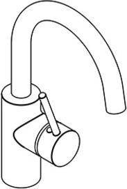 Image du produit Kludi Mitigeur de lavabo BOZZ depuis la commande sans vidage chr