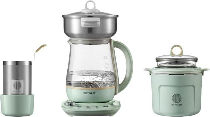 Actual product image Buydeem Teapot Multi function Beverage Maker, model K1594T, color Cozy Greenish, EU (1.50 l)