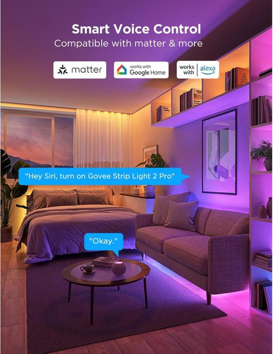 Produktbild Govee LED Strip 2 Pro (RGBW, RGBIC, 500 cm, Indoor)