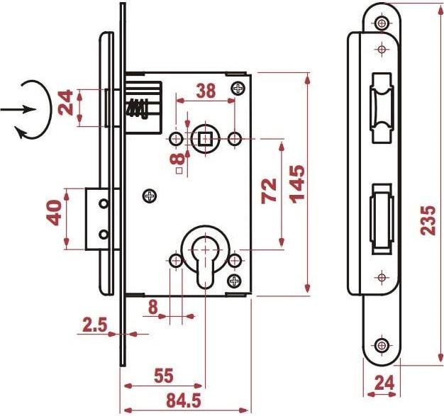 Actual product image Kurzemes Lock Agra