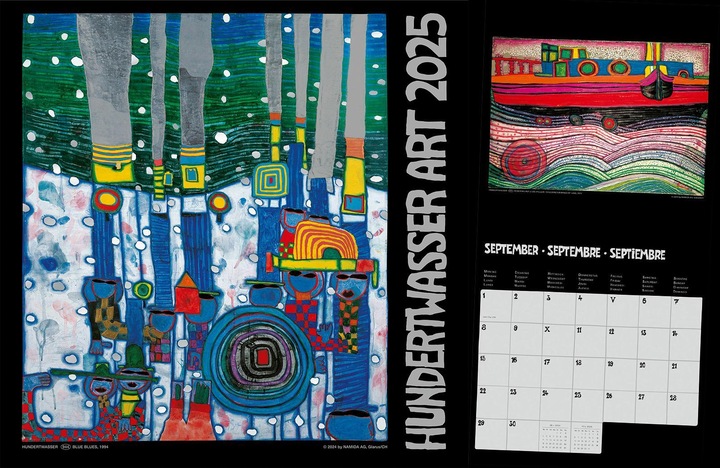 Hundertwasser brochure calendar Art 20 (30 x 30 cm, German)