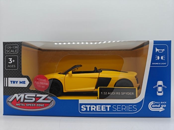 Productafbeelding MSZ Die-cast model Audi R8 Spdyer, 1:32