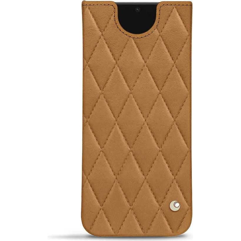 Noreve Lederschutzhülle (Samsung Galaxy S21), Smartphone Hülle, Braun