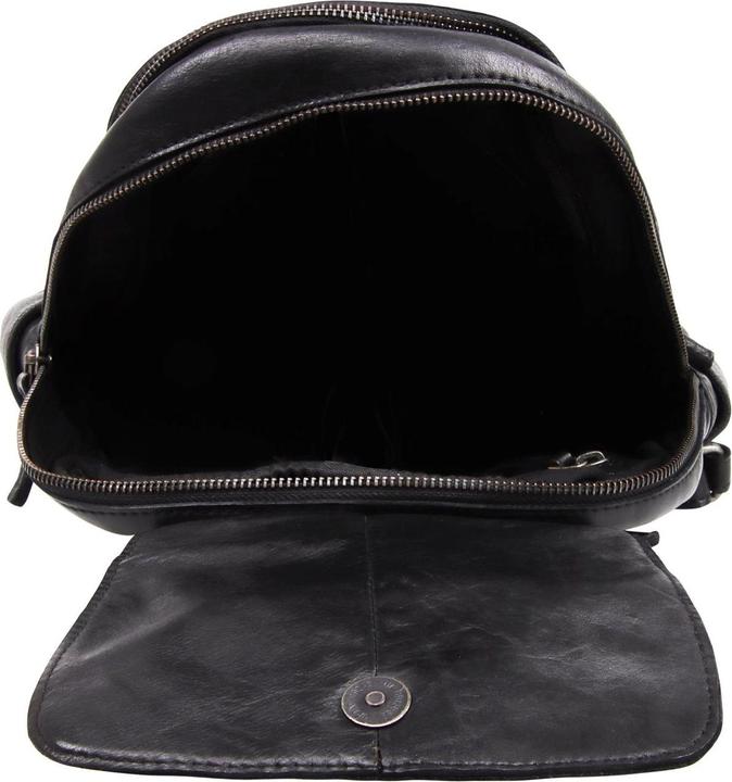 Produktbild DSTRCT Harrington Road Leren Rugtas - Zwart (7 l)