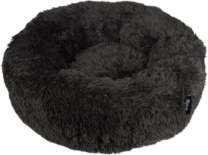 District 70 Hunde-Bett Fuzz inkl. Zipper, Dark Grey, L (Chien)