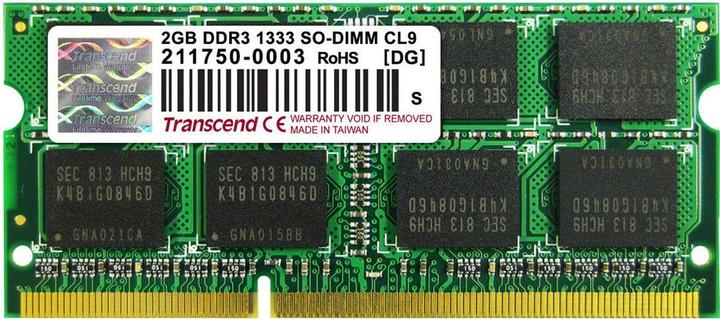Immagine prodotto Transcend DDR3, PC3-10664, 204Pin DIMM, CL9, modulo di memoria GB (2 x 8GB, 1333 MHz, DDR3-RAM, SO-DIMM)