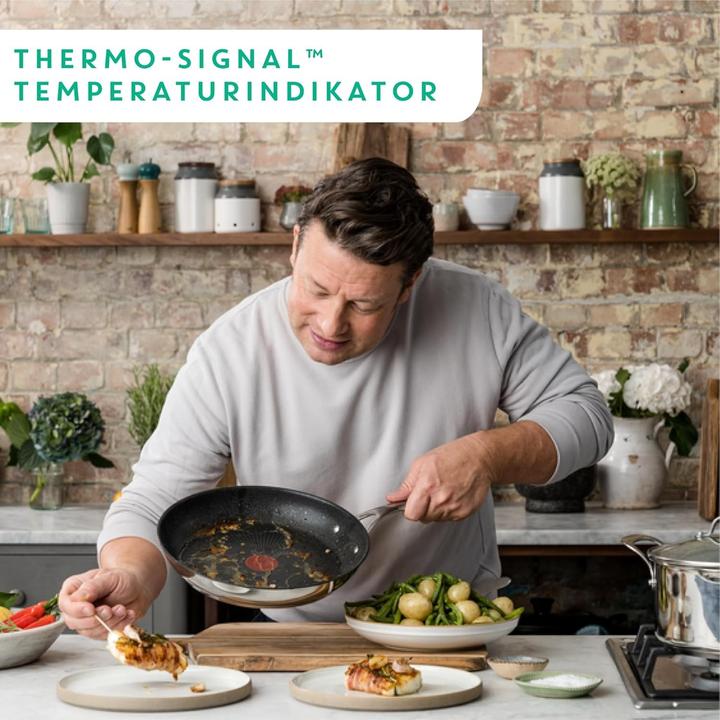 Actual product image Tefal Jamie Oliver Cook's Direct on Set (20 cm, Pan set + pot set, Stainless steel)
