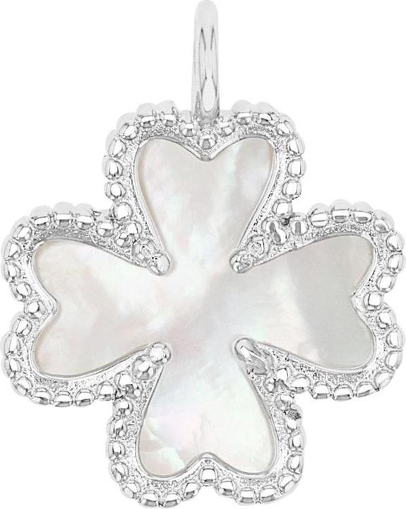 Actual product image Amor Cupid pendant for ladies, 925 Sterling silver | cloverleaf (Silver 925)