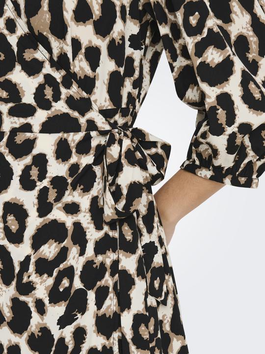 Actual product image Only 3/4 Sleeve Wrap Midi Dress (M)