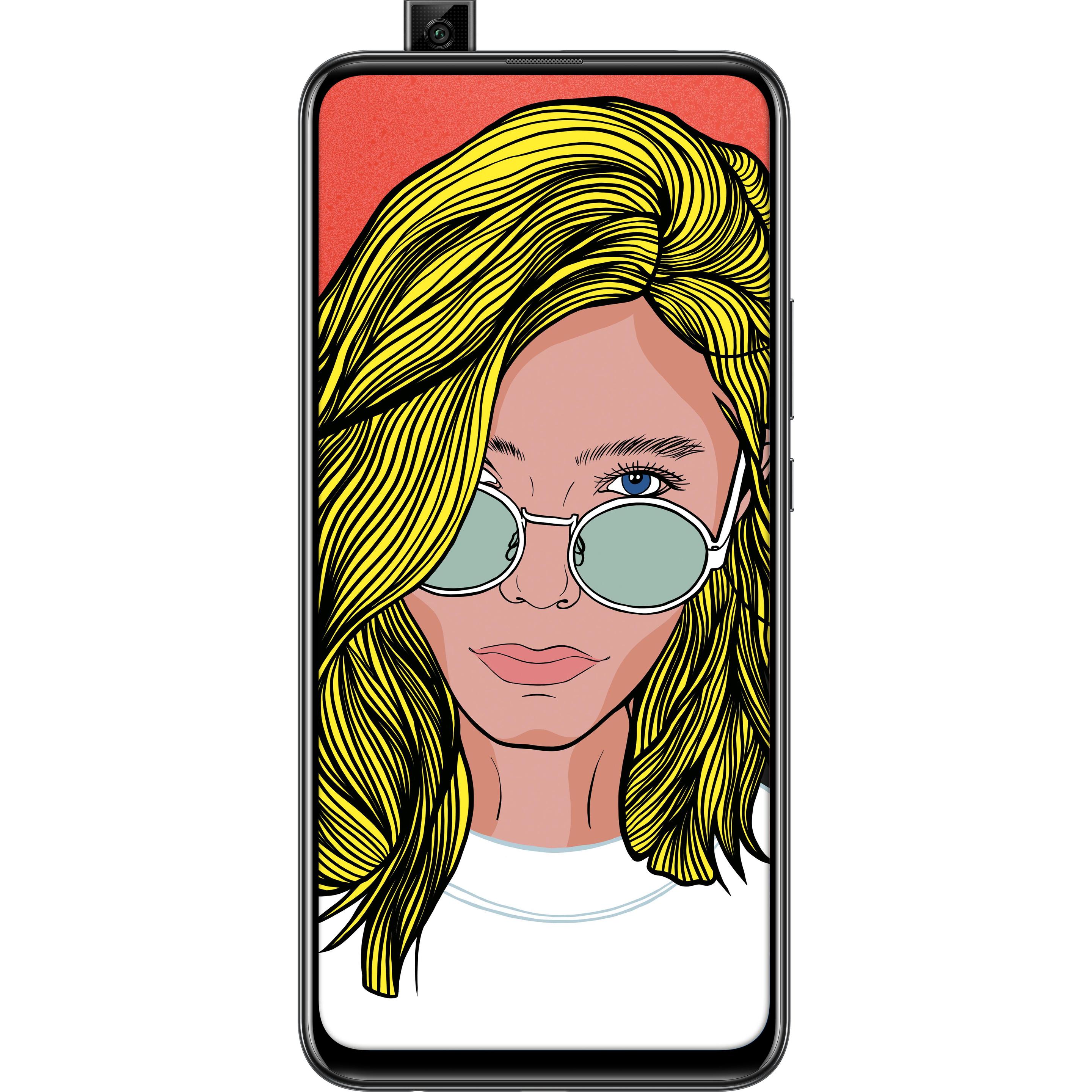 Huawei P smart Z (64 GB, Midnight Black, 6.59", Hybrid Dual SIM, 4G), Smartphone, Schwarz