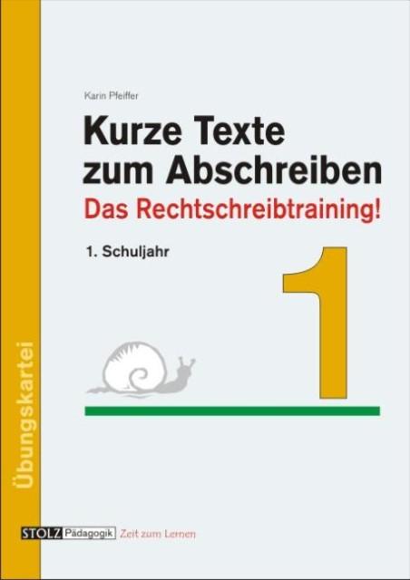 Produktbild Kurze Texte zum Abschreiben 1 (Deutsch, Karin Pfeiffer, 2012)