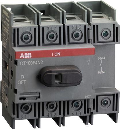 Actual product image ABB Switch-disconnector 125A 1-0 4-pole OT125F4N2