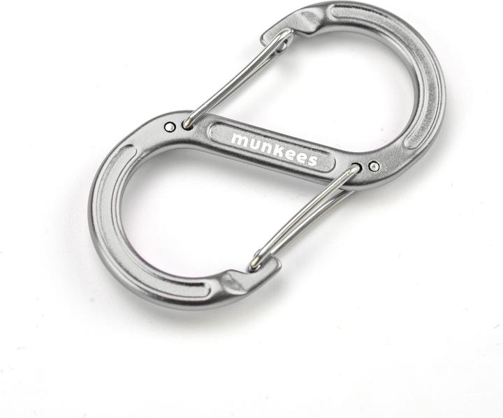 Actual product image Munkees S-Form-Karabiner mit Drahtschnapper
