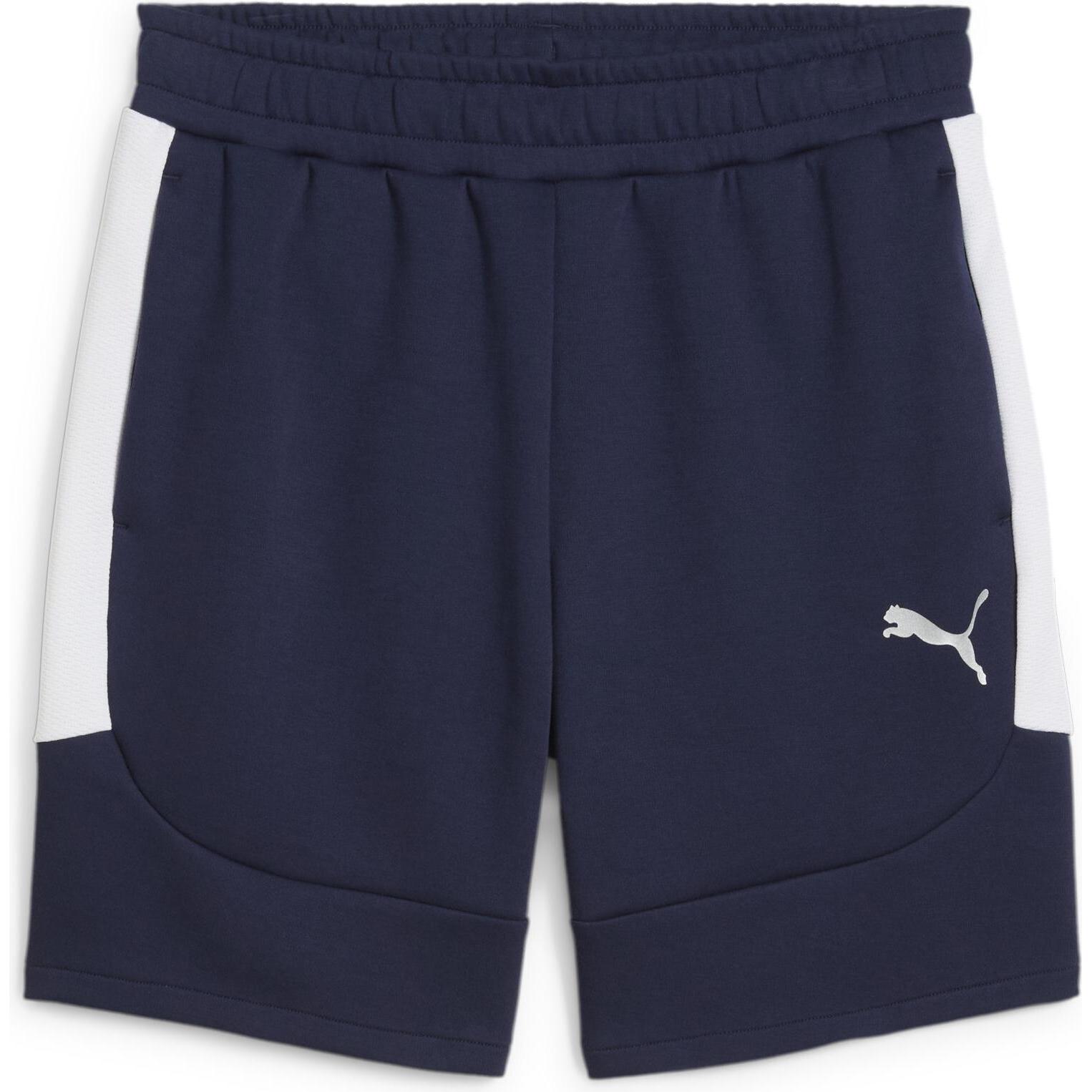 Puma, Herren, Sporthose, teamEVOSTRIPE Shorts (M), Blau, M