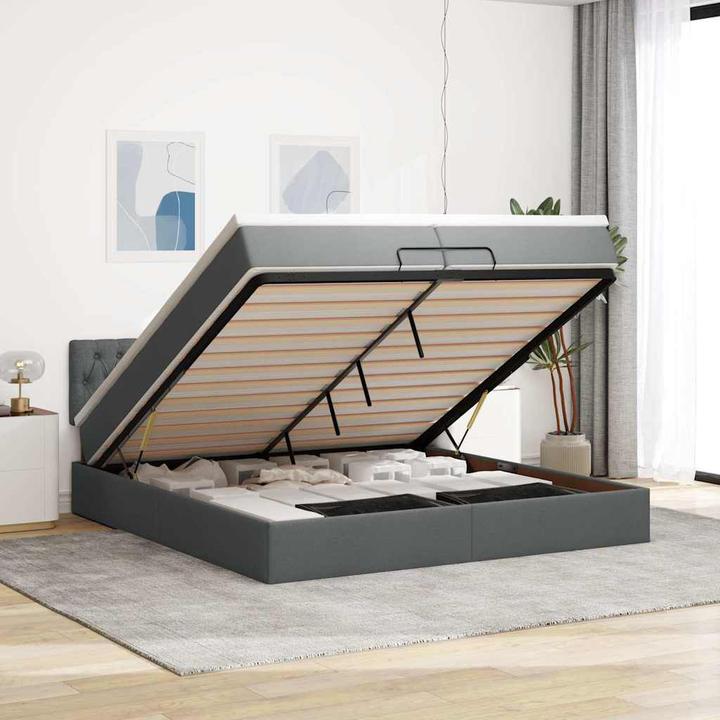 Produktbild vidaXL Ottoman-Bett (200 x 200 cm)