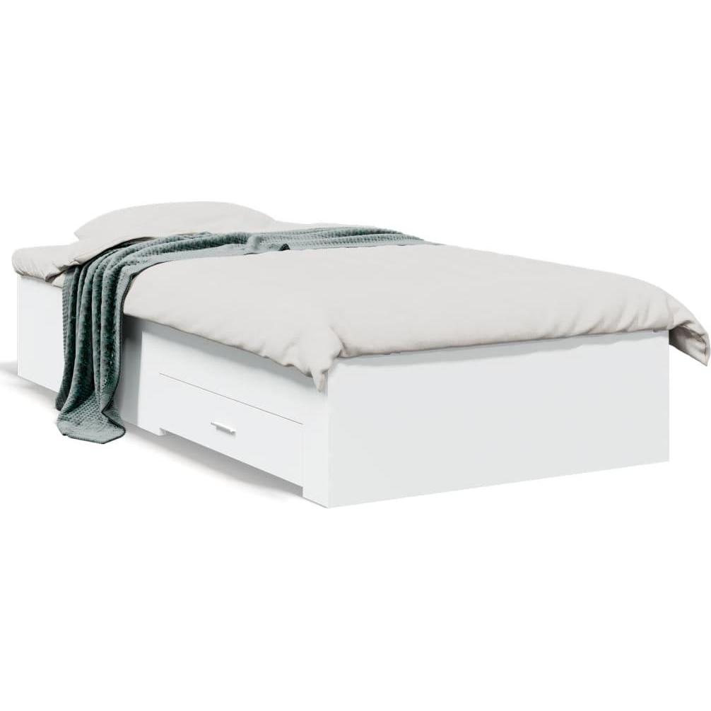 VidaXL, Bett, Bettgestell mit Schubladen (90 x 190 cm)