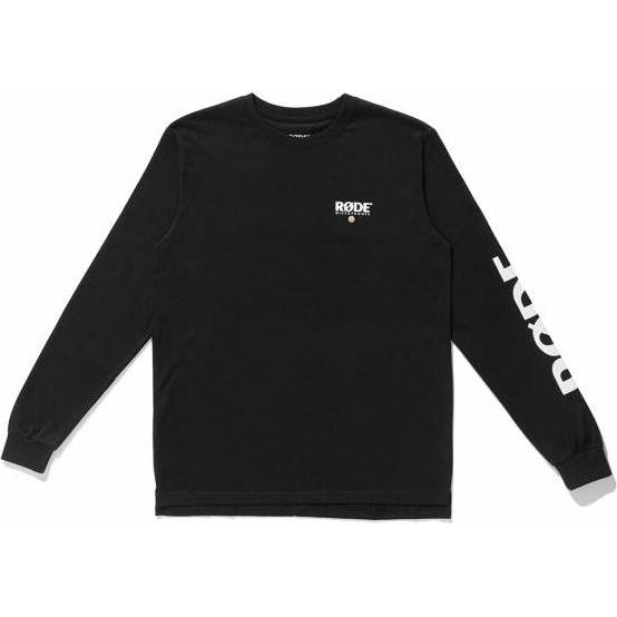 RØDE, Herren, Shirt, Logo Langarm-Shirt Schwarz, Schwarz, (S, M, L, XL, XXL)