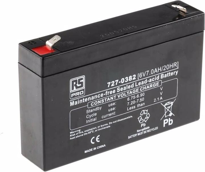 RS PRO Normale AGM (6 V, 7000 mAh)
