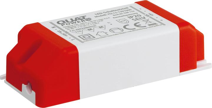 QuatPower LED-Schaltnetzteil YSL12-1201000, 12 V-, 12 W