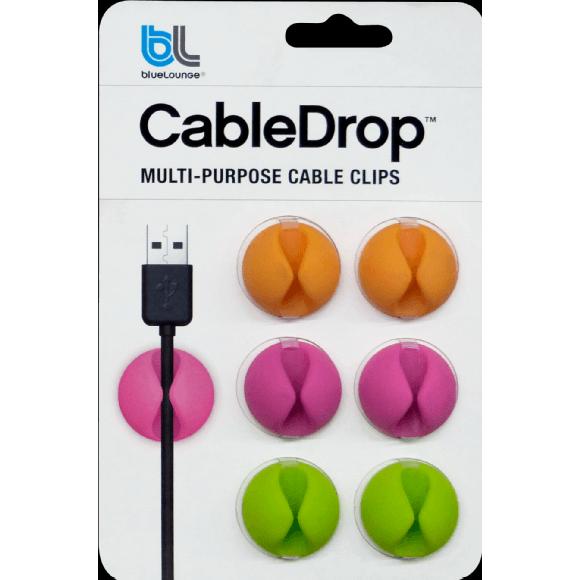 BlueLounge, Kabelhalter, CableDrop, 6 Stück