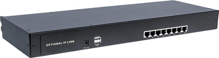 Image du produit Intellinet Commutateur KVM modulaire 8 ports avec interface Cat5/VGA A utiliser avec la console LCD rackable...
