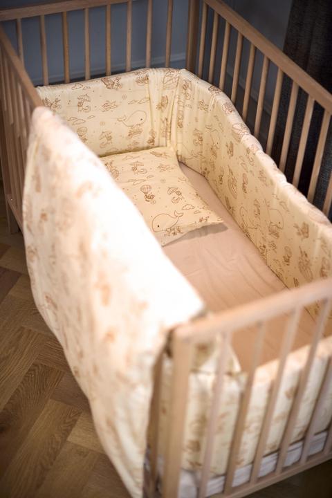 Actual product image Filibabba - Bed bumper - Hvid - 0-18 M (FI-03810)
