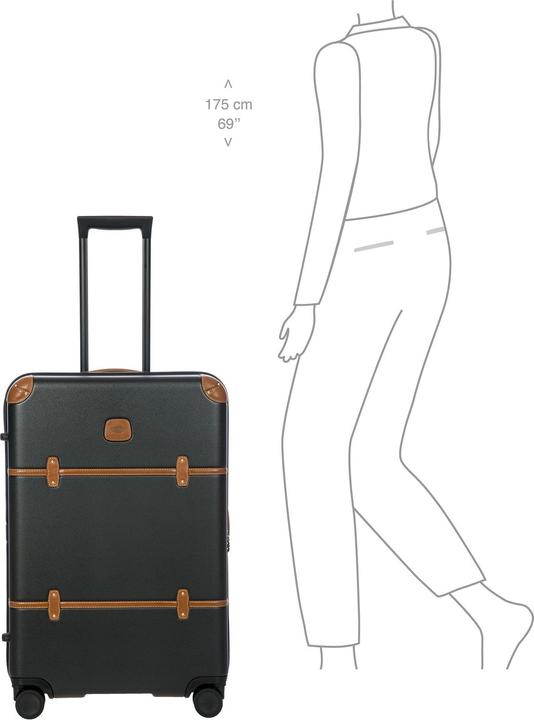 Immagine prodotto Brics Carrello Bellagio a 4 ruote da 70,5 cm con piega ad espansione (78 l)