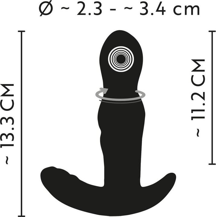 Produktbild Anos RC Rotating Prostate Plug with Vibration