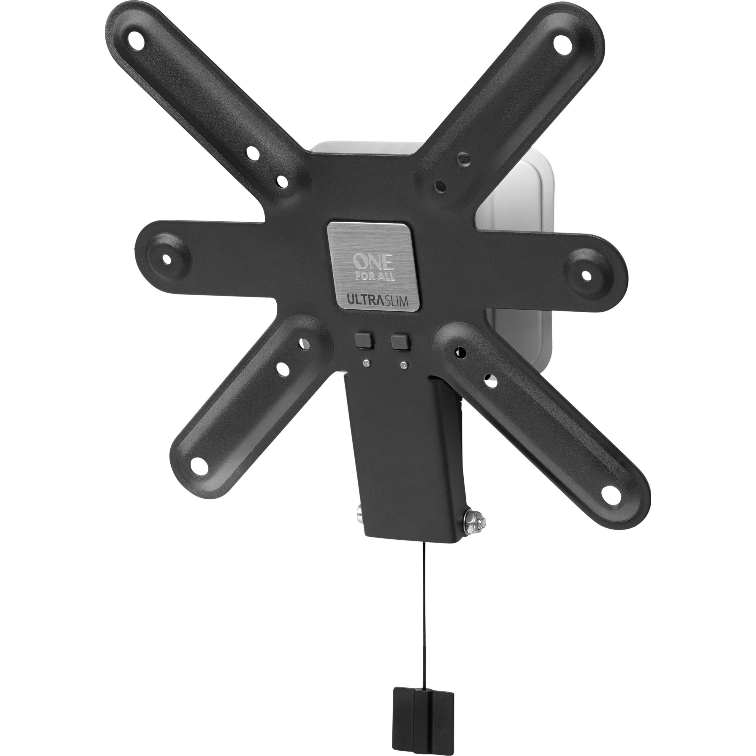 One for All Ultraslim WM6221 (Muro, 42", 40 kg), Supporto da parete TV, Nero