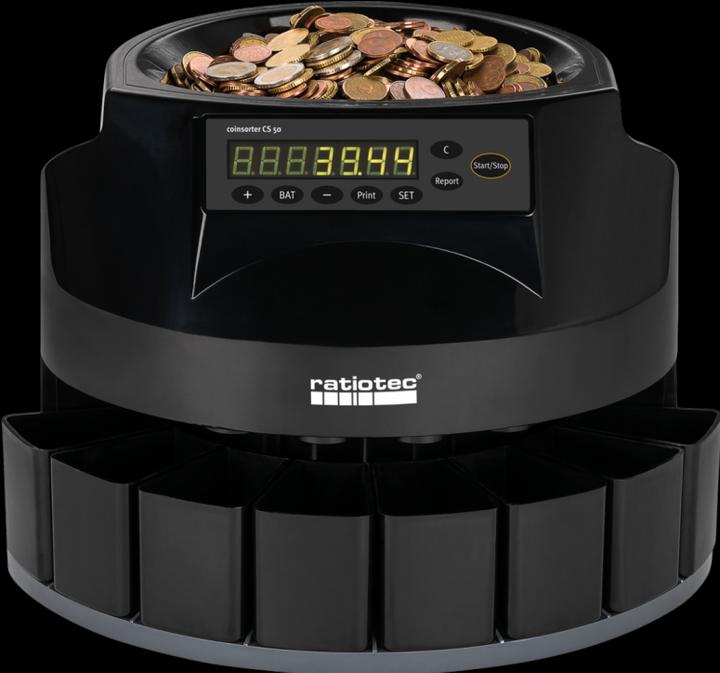 Produktbild ratiotec Coinsorter CS 50 (Münzzähler)