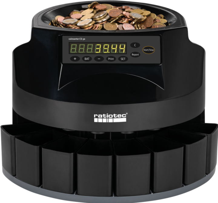 Produktbild ratiotec Coinsorter CS 50 (Münzzähler)