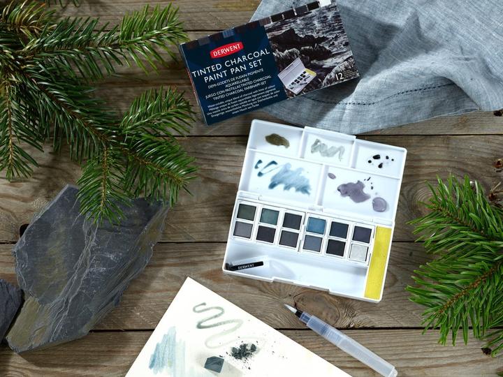 Produktbild Derwent Getönte Kohlefarben