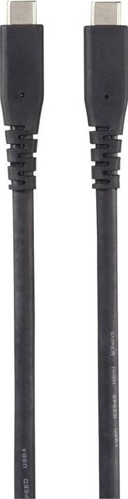 Produktbild Renkforce USB-C -Displaykabel USB 3.2 Gen2x2 Stecker 50.00 cm Schwarz TPE-Mantel (RF-5501100) (0.50 m, USB 3.2 Gen 2x2)