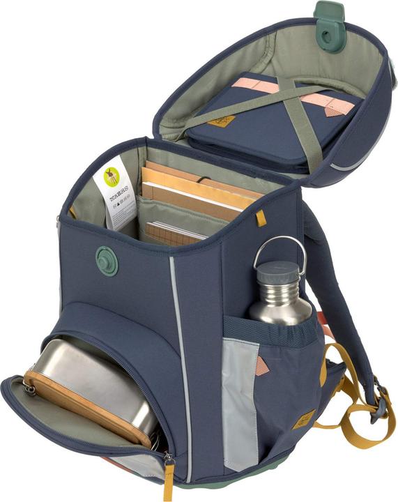 Actual product image Lässig Schulranzen-Set 6-tlg. Slim Unique navy (21 l)