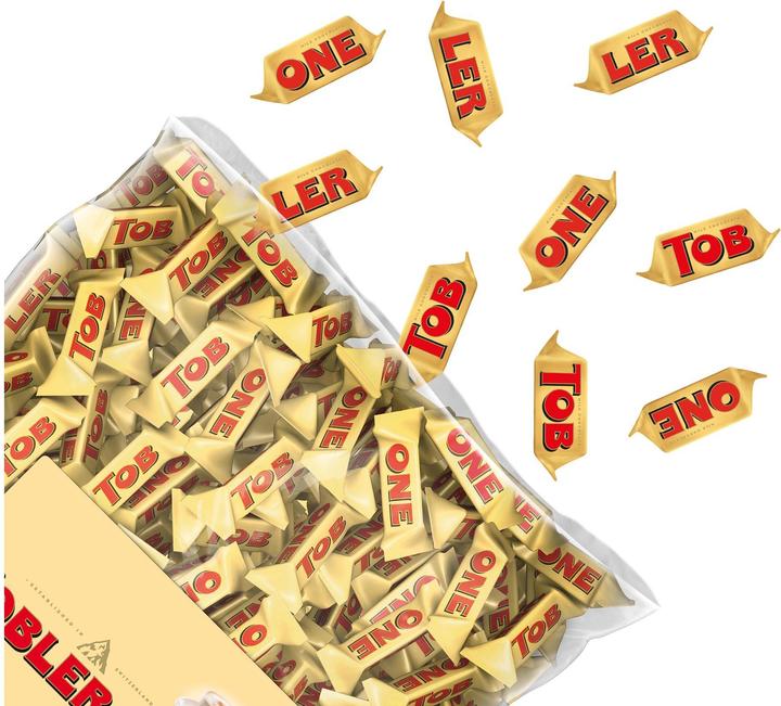 Actual product image Toblerone Chocolate Bar Tiny Milk Gastro 2.4 kg (2520 g)