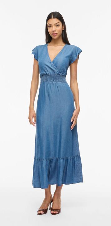 Produktbild Vila VIMAI Kappenärmel Maxikleid (38)