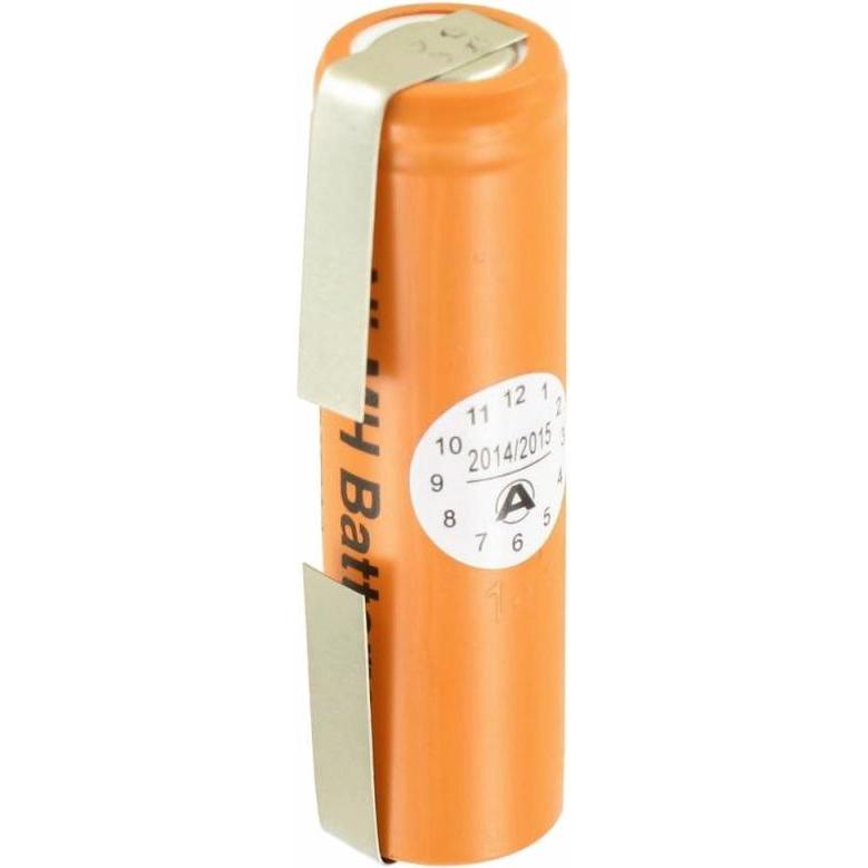 Panasonic Akku HHR-150AAF9 mit Lötfahne U-Form (AA, 1500 mAh), Batterien + Akkus