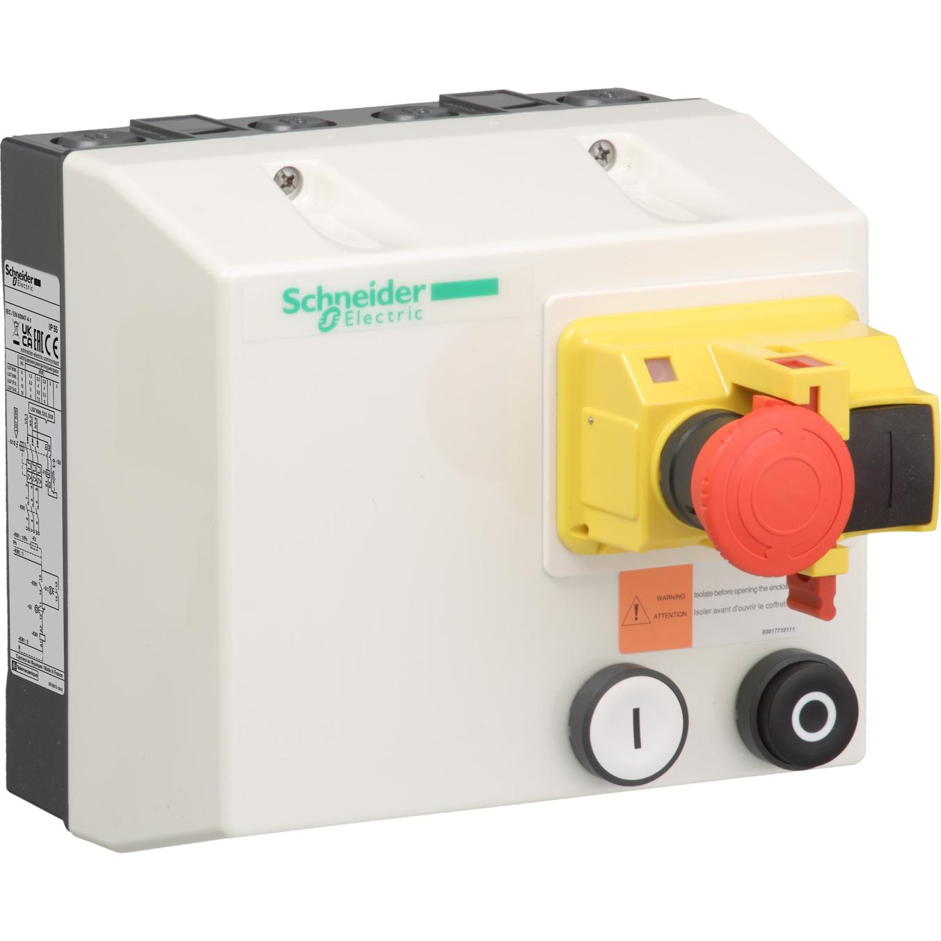 Schneider Electric, Unità di controllo motore, Avviatore con arresto di emergenza LG7-K, IP 657, 1 LG7K06V708