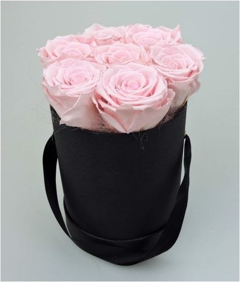 Image du produit Myflower Rosenbox deluxe rose (Roses stabilisées) (Fleurs à l'infini)