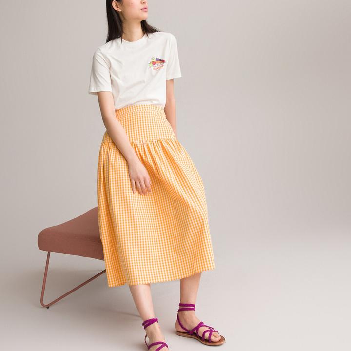 Image du produit La Redoute Collections Jupe à carreaux vichy (36)