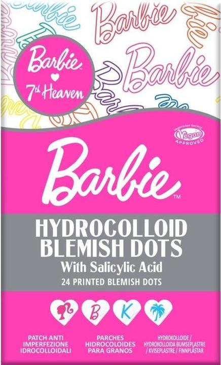 Actual product image 7th Heaven Blemish Dots Barbie Printed 24 Stk