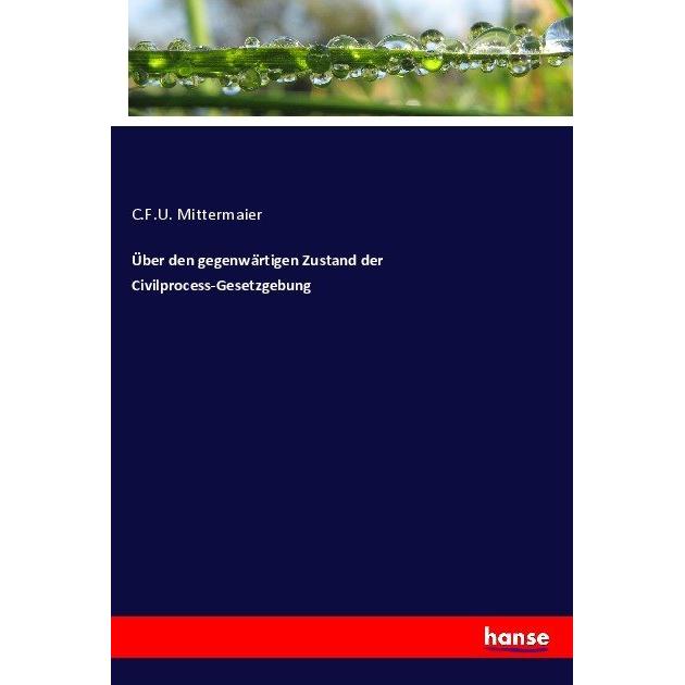 Über den gegenwärtigen Zustand der Civilprocess-Gesetzgebung, Fachbücher von C. F. U. Mittermaier