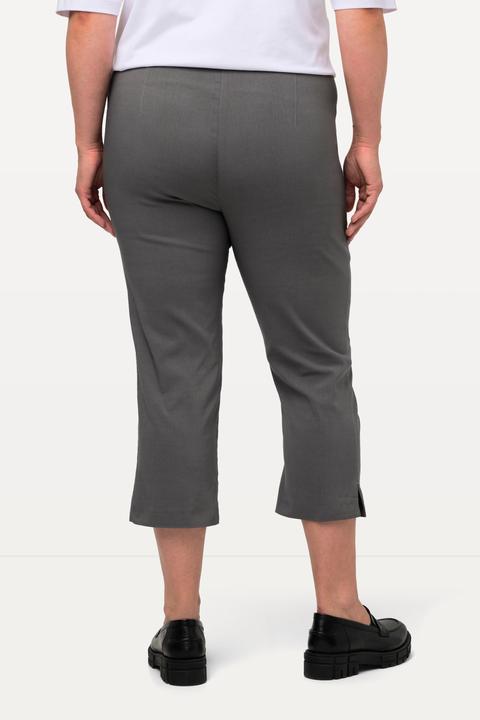 Immagine prodotto Ulla Popken Pantaloni di bengalina elasticizzata, lunghi fino al polpaccio, con cintura elastica (60)
