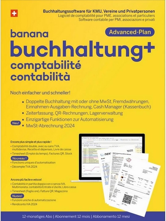 Immagine prodotto Banana Accounting Plus - Advanced Plan (1 Utente, 12 mesi)