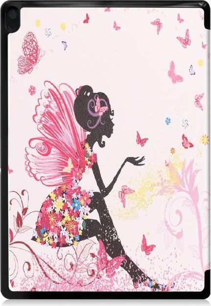 Actual product image MU Style Triple folding cover with pattern (Lenovo Tab E10)