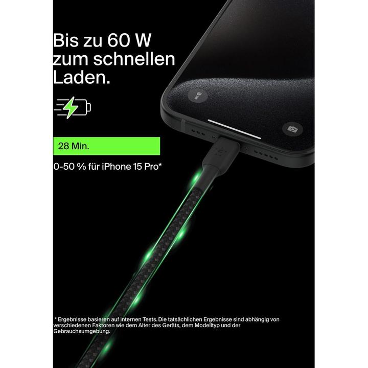 Productafbeelding Belkin USB C – USB C (0.15 m, USB 2.0, 60 W)