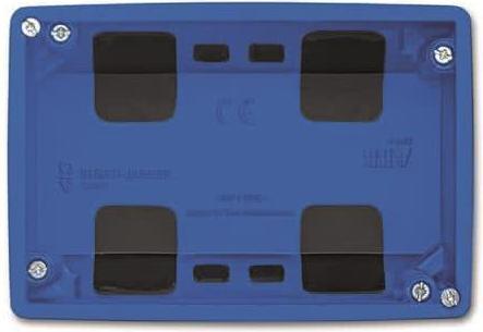 Busch-Jaeger 2CKA006220A0387 - Flush-mounted box - Blue - - Busch-free@homePanel 4.3