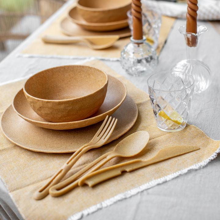 Produktbild Koziol Suppen- & Pastateller Club 4 Stück, Beige (4 x, 22.22 cm)