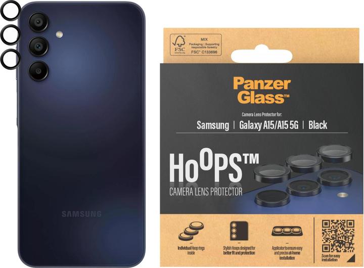 Image du produit PanzerGlass Hoops Camera Lens Protector (1 pièce(s), Samsung Galaxy A15, Samsung Galaxy A14 5G)